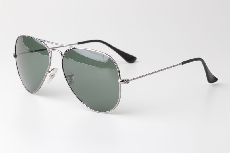 BS3025 Sunglasses Gunmetal Green