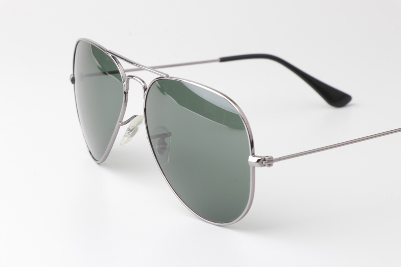 BS3025 Sunglasses Gunmetal Green