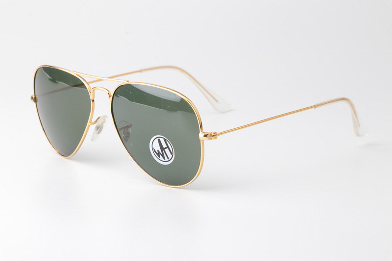 BS3025 Sunglasses Polarized Gold Green