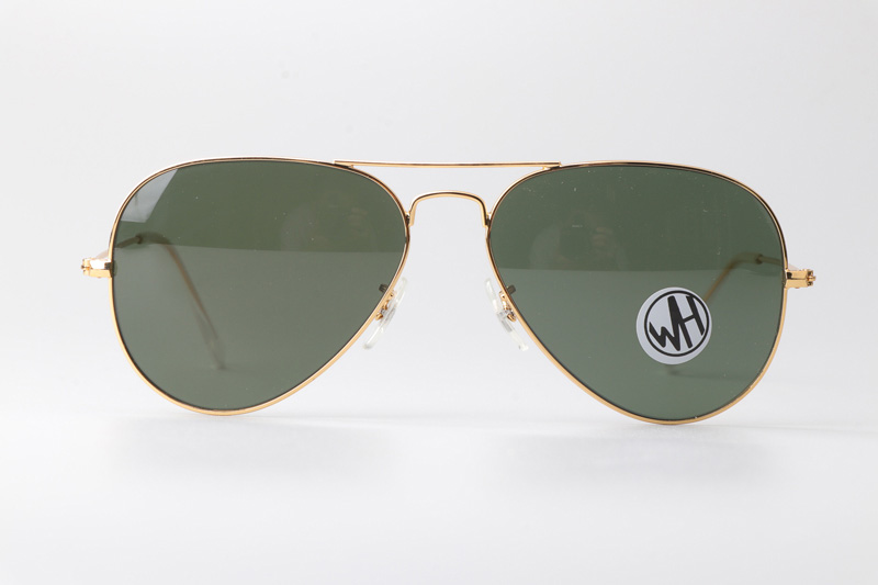 BS3025 Sunglasses Polarized Gold Green