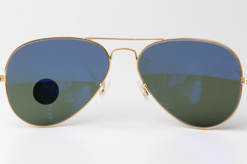 BS3025 Sunglasses Polarized Gold Green