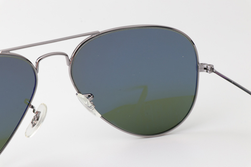 BS3025 Sunglasses Polarized Gunmetal Green