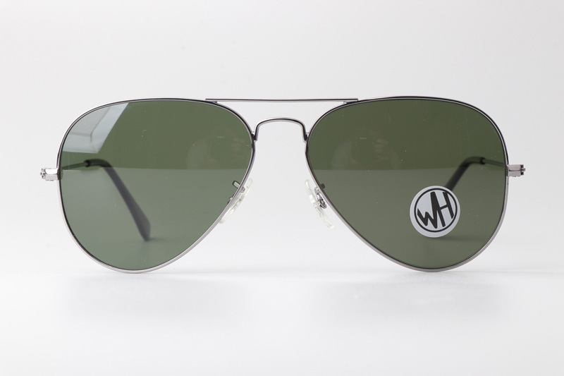 BS3025 Sunglasses Polarized Gunmetal Green