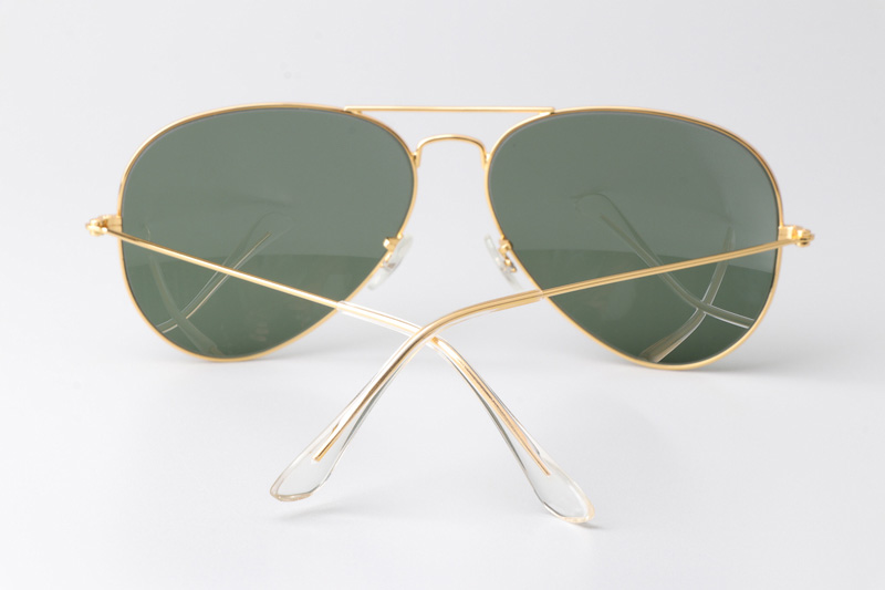 BS3026 Sunglasses Gold Green