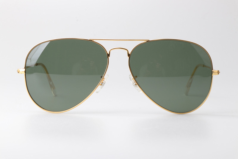 BS3026 Sunglasses Gold Green