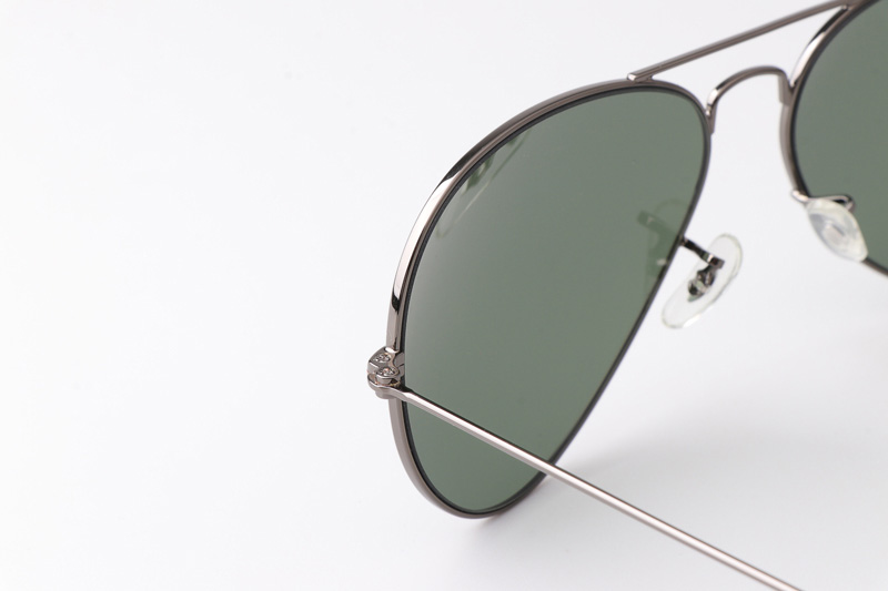 BS3026 Sunglasses Gunmetal Green