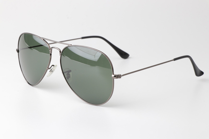 BS3026 Sunglasses Gunmetal Green