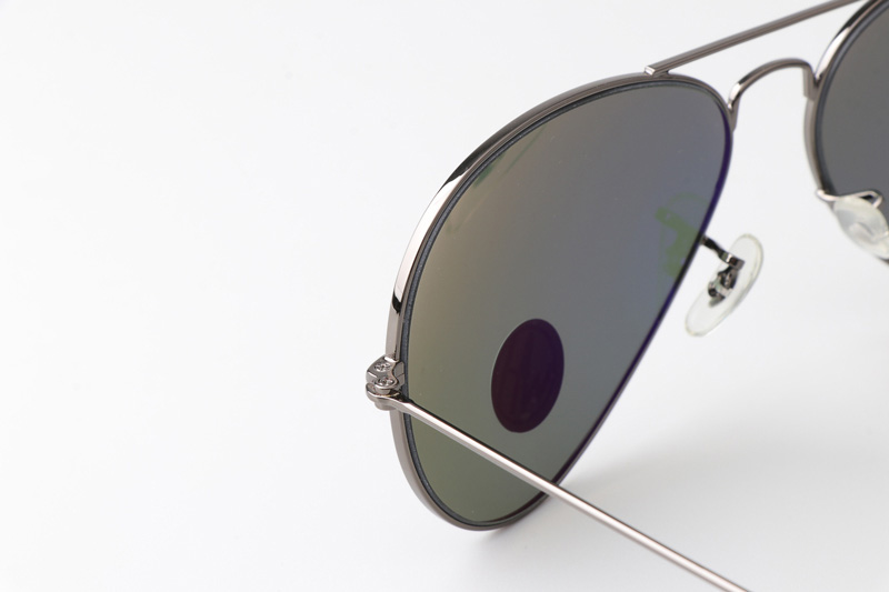 BS3026 Sunglasses Polarized Gunmetal Green