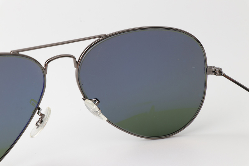 BS3026 Sunglasses Polarized Gunmetal Green