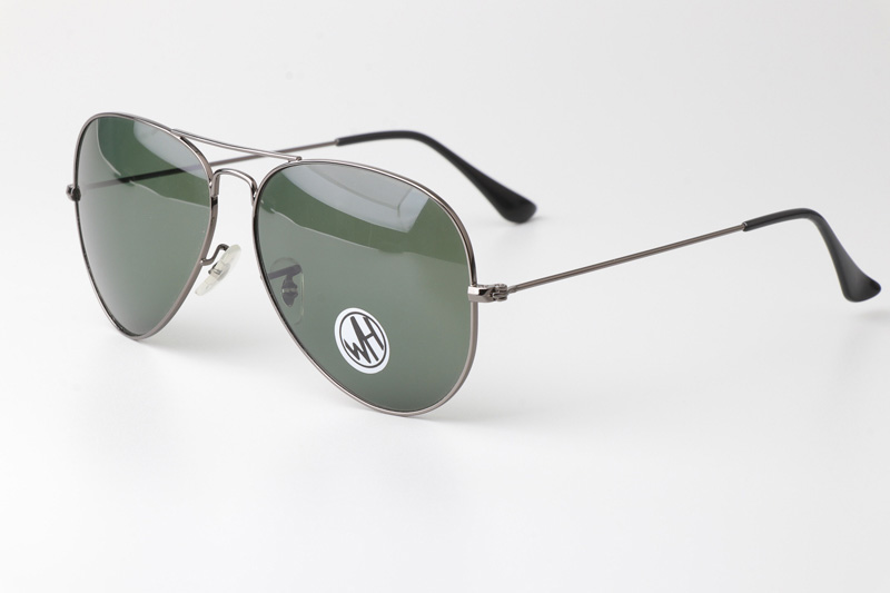 BS3026 Sunglasses Polarized Gunmetal Green