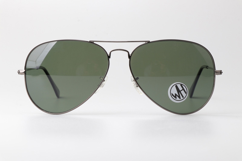 BS3026 Sunglasses Polarized Gunmetal Green