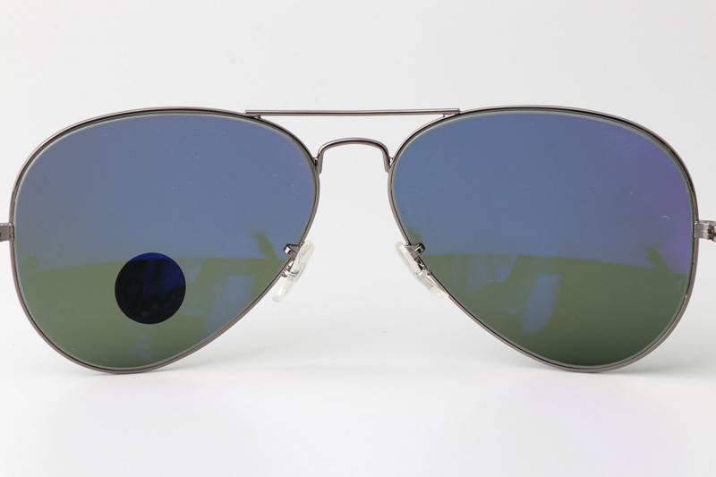 BS3026 Sunglasses Polarized Gunmetal Green