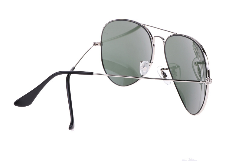 BS3026 Sunglasses Silver Green