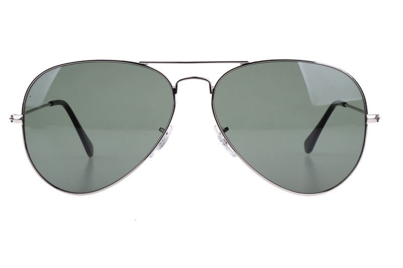 BS3026 Sunglasses Silver Green