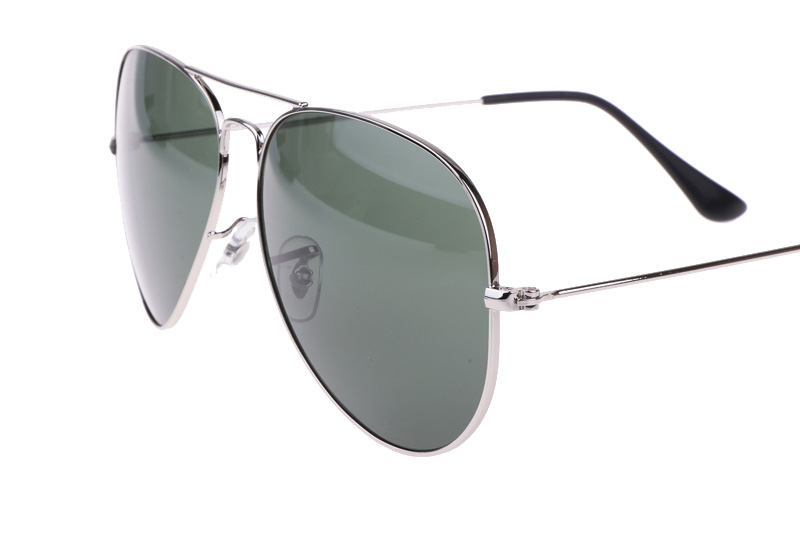 BS3026 Sunglasses Silver Green