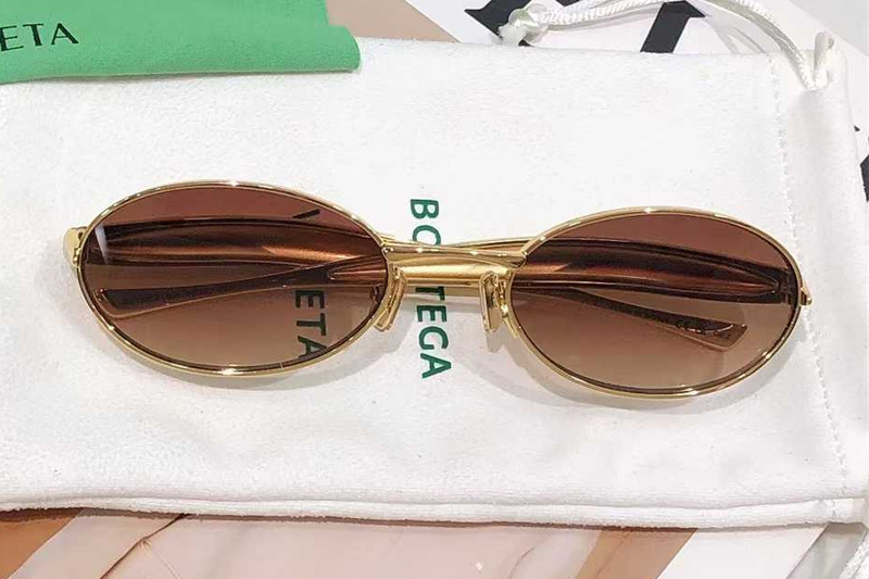 BV1386S Sunglasses Gold Gradient Brown