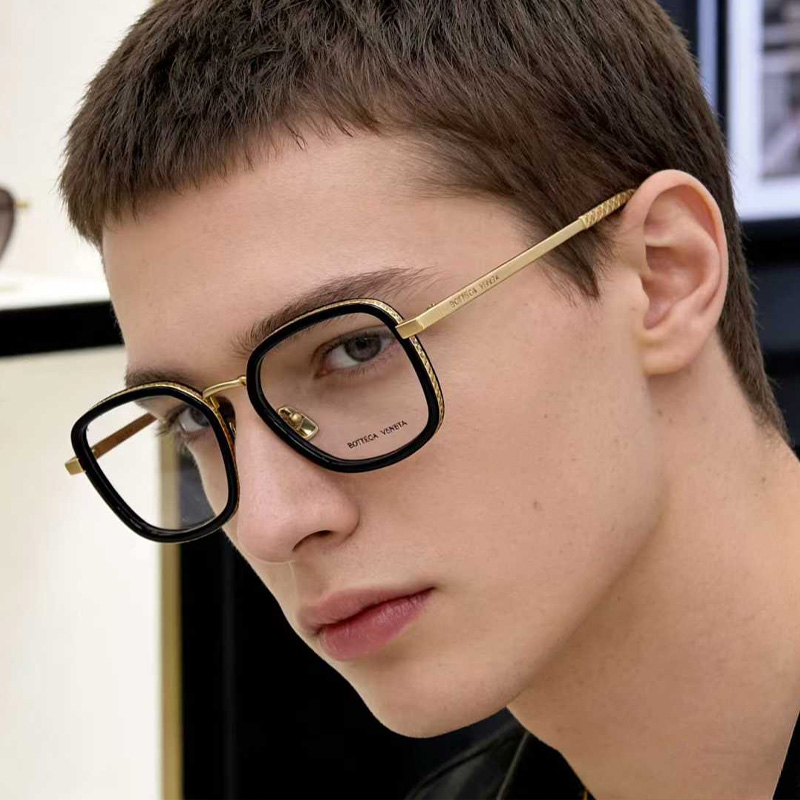 BV1427OA Eyeglasses Black Gold