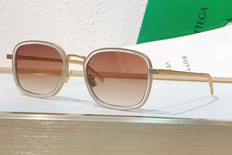 BV1427OA Sunglasses Transparent Gold Gradient Brown