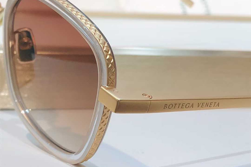 BV1427OA Sunglasses Transparent Gold Gradient Brown