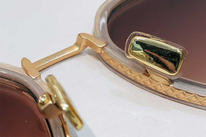 BV1427OA Sunglasses Transparent Gold Gradient Brown