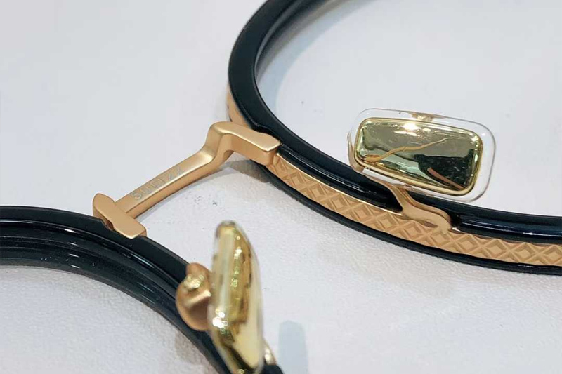 BV1428OA Eyeglasses Black Gold