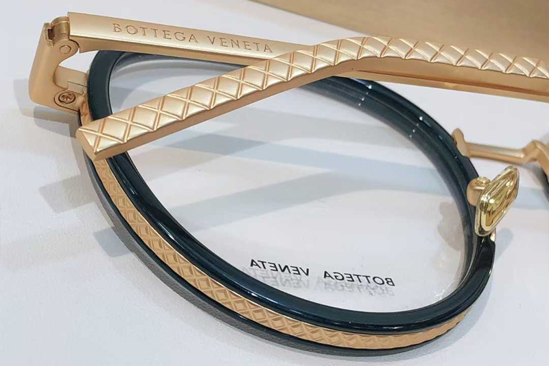 BV1428OA Eyeglasses Black Gold