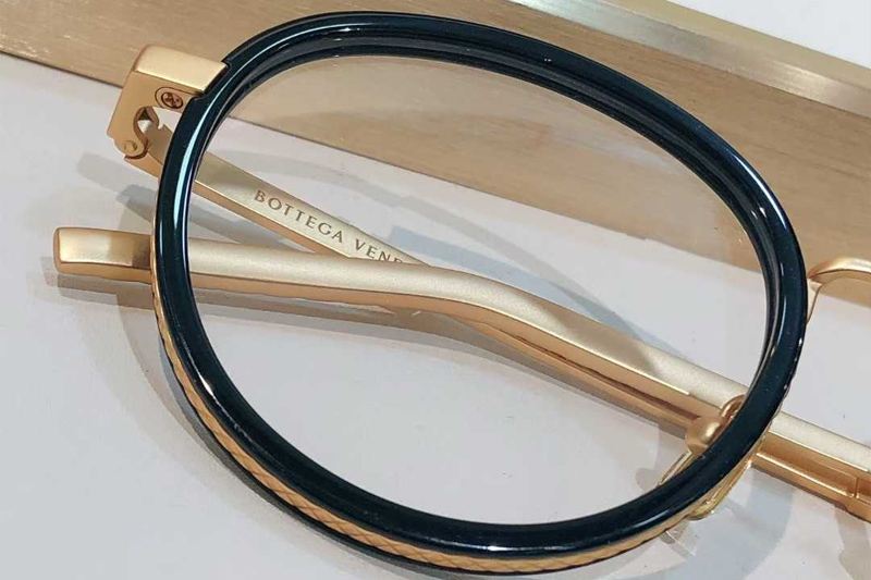 BV1428OA Eyeglasses Black Gold