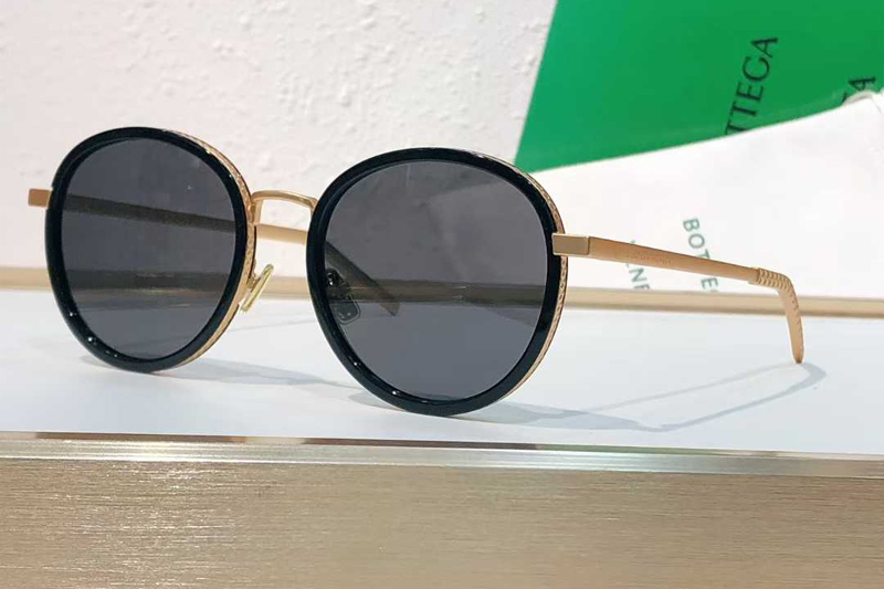 BV1428OA Sunglasses Black Gold Gray