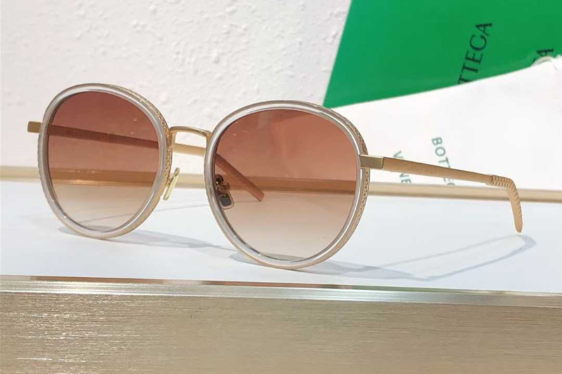 BV1428OA Sunglasses Transparent Gold Gradient Brown