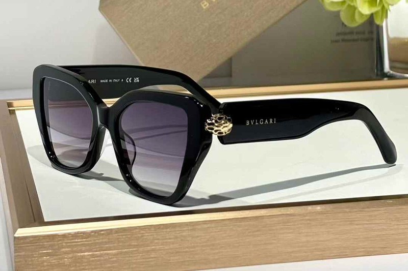 BV40033I Sunglasses Black Gradient Gray