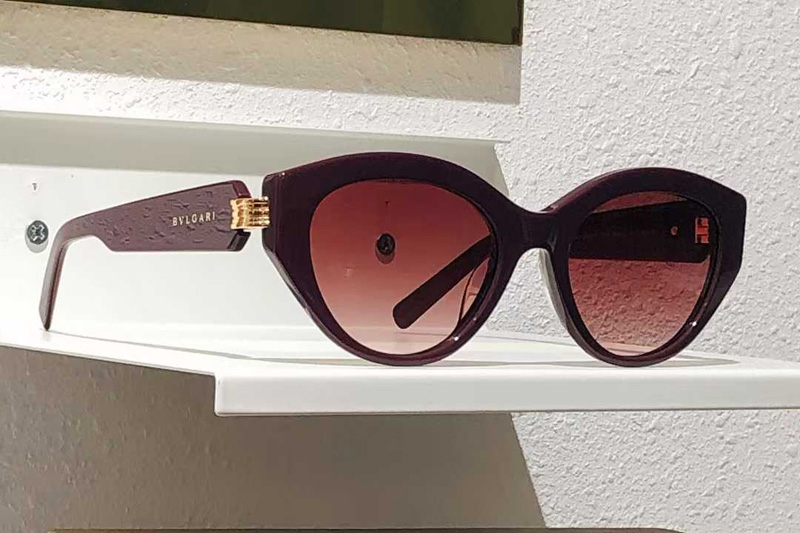 BV40046I Sunglasses Red Gradient Pink