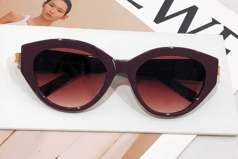 BV40046I Sunglasses Red Gradient Pink