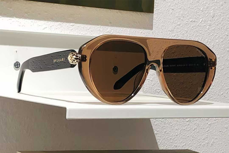 BV40060I Sunglasses Brown Black Brown