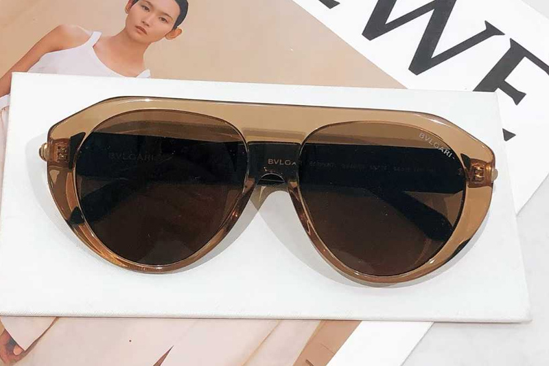 BV40060I Sunglasses Brown Black Brown