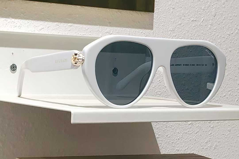 BV40060I Sunglasses White Gray