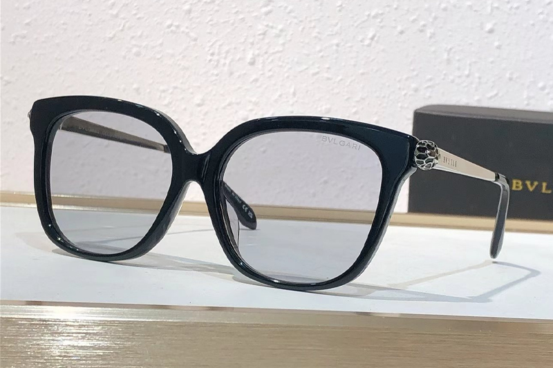 BV40103F Sunglasses Black Silver Light Gray
