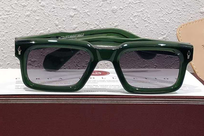 Belvedere Sunglasses Green Gradient Gray