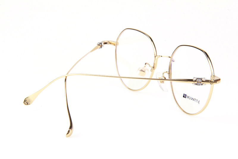 Bhxpe Eyeglasses Black Gold