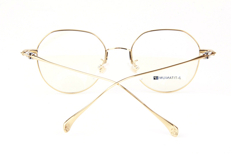 Bhxpe Eyeglasses Black Gold