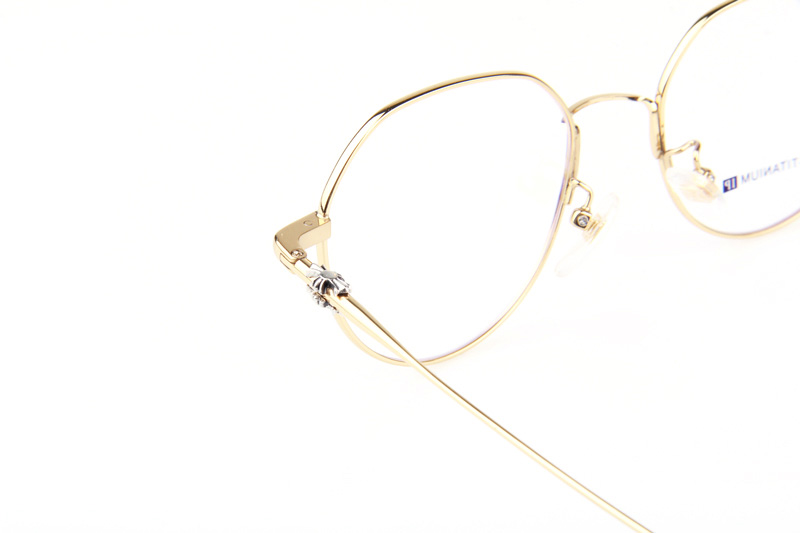 Bhxpe Eyeglasses Black Gold