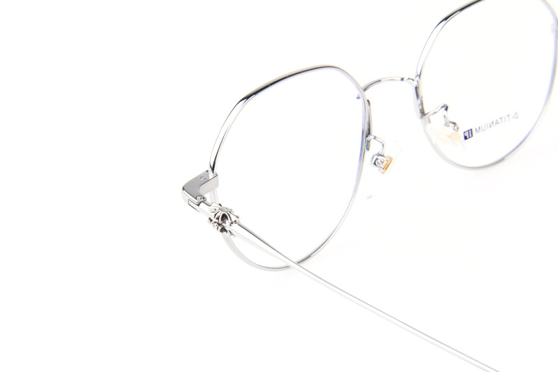 Bhxpe Eyeglasses Black Silver