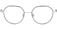 Bhxpe Eyeglasses Black Silver