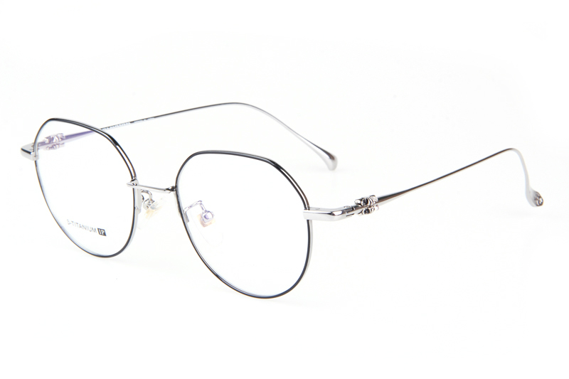 Bhxpe Eyeglasses Black Silver