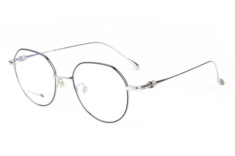 Bhxpe Eyeglasses Black Silver