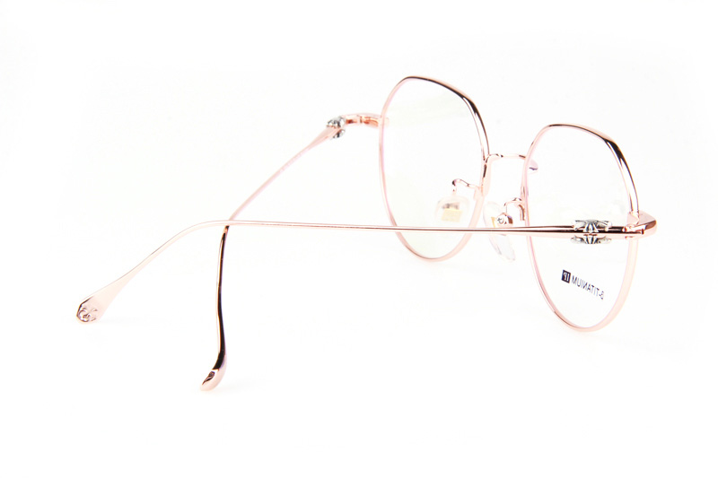 Bhxpe Eyeglasses Rose Gold