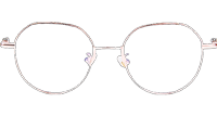 Bhxpe Eyeglasses Rose Gold