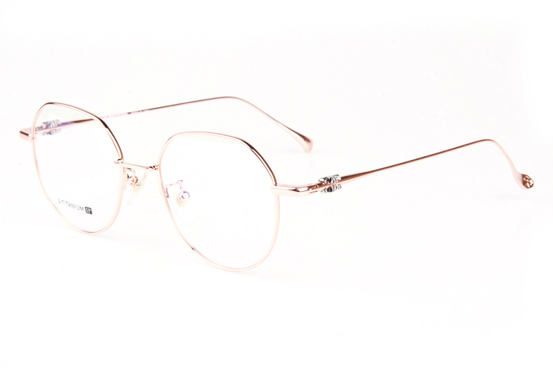 Bhxpe Eyeglasses Rose Gold