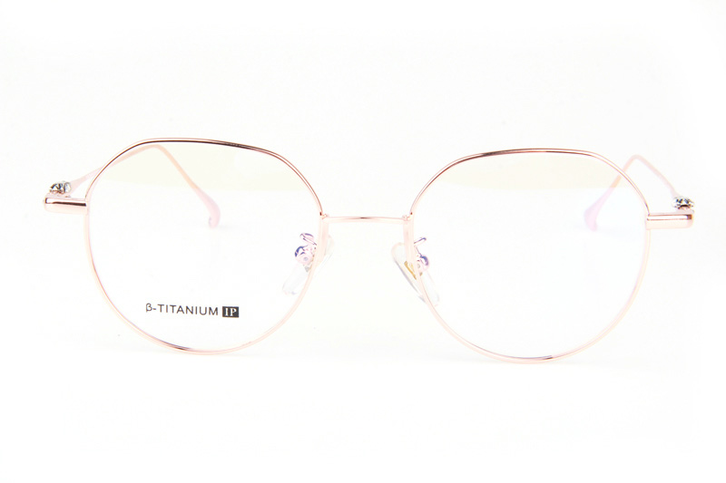 Bhxpe Eyeglasses Rose Gold