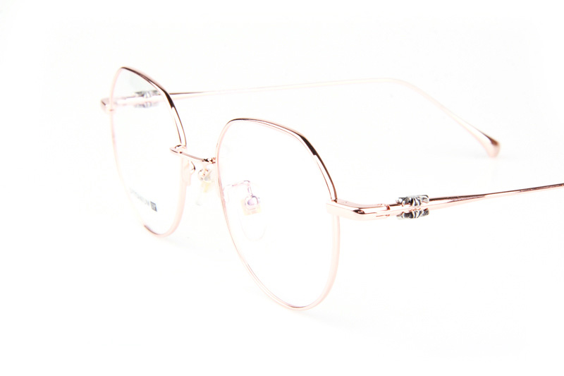 Bhxpe Eyeglasses Rose Gold