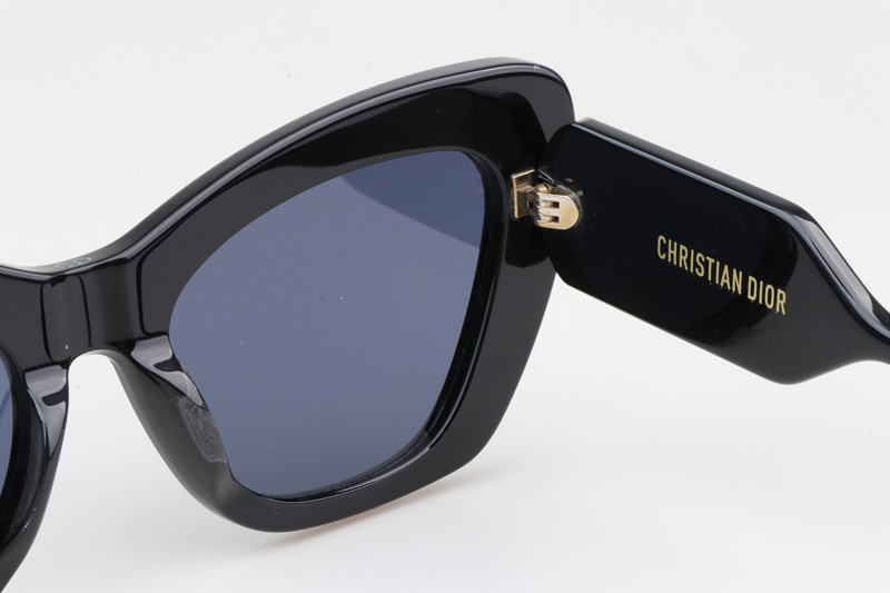 Bobby B1U Sunglasses Black Blue